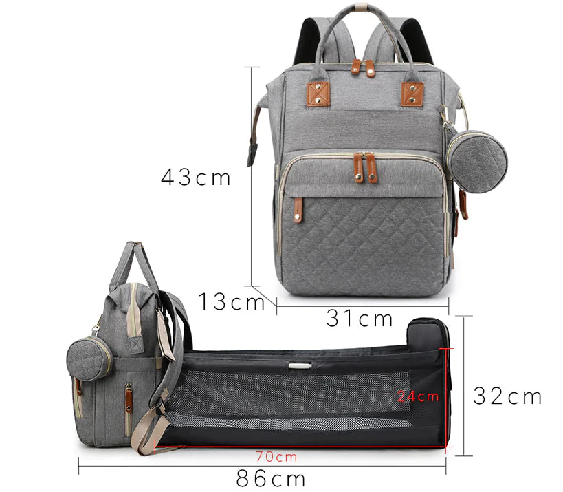 Multifunction Travel Diaper Backpack